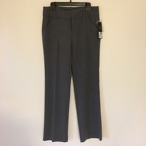 New Daisy Fuentes Favorite Fit Gray Dress Pants Size 6